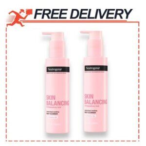 2 Neutrogena Skin Balancing Milky Facial Cleanser For Dry Sensitive Skin 6.3 Oz